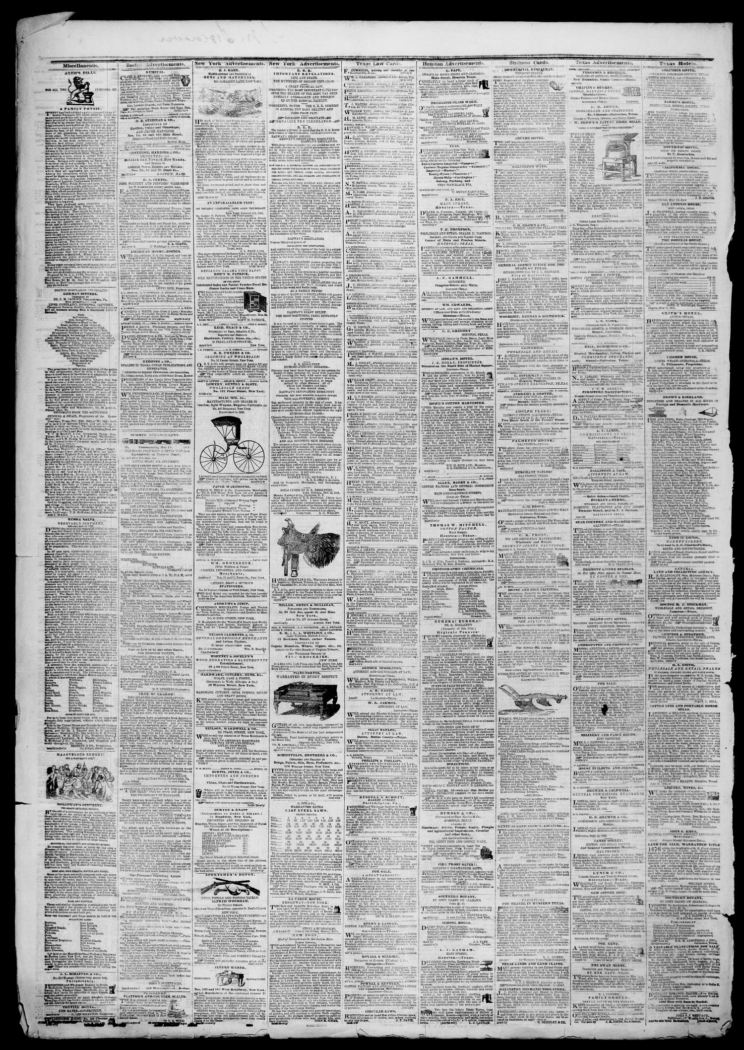 Galveston Weekly News (Galveston, Tex.), Vol. 13, No. 34, Ed. 1, Tuesday, November 11, 1856
                                                
                                                    [Sequence #]: 4 of 4
                                                