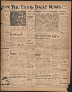The Ennis Daily News (Ennis, Tex.), Vol. 55, No. 288, Ed. 1 Thursday, December 5, 1946