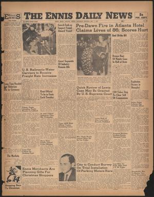 The Ennis Daily News (Ennis, Tex.), Vol. 55, No. 290, Ed. 1 Saturday, December 7, 1946