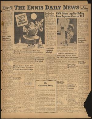 The Ennis Daily News (Ennis, Tex.), Vol. 55, No. 304, Ed. 1 Tuesday, December 24, 1946