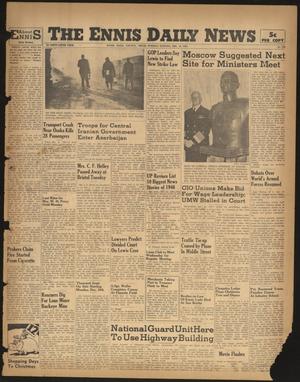 The Ennis Daily News (Ennis, Tex.), Vol. 55, No. 292, Ed. 1 Tuesday, December 10, 1946