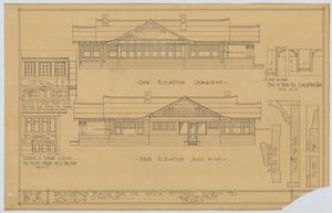 Pittard Residence, Anson, Texas: Elevations and Details
