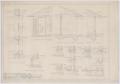 Thumbnail image of item number 2 in: 'Hass Residence, Baird, Texas: Section, Elevation, and Details'.