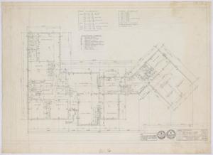 Primary view of object titled 'Pitzer Residence, Breckenridge, Texas: Electrical Floor Plan'.