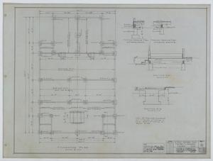 Primary view of object titled 'Snodgrass Duplex, Coleman, Texas: Foundation Plan'.