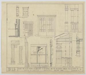 Primary view of object titled 'Primm Residence Additions, Dublin, Texas: Miscellaneous Details'.