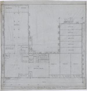 Primary view of object titled 'Grace Hotel Additions, Abilene, Texas: Floor Plan'.