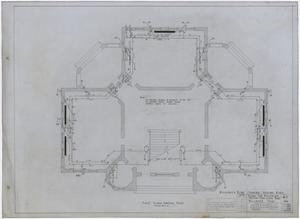 Primary view of object titled 'Ballinger High School: First Story Heating Plan'.