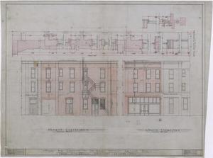 Primary view of object titled 'Grace Hotel Additions, Abilene, Texas: North and South Elevations'.