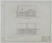 Thumbnail image of item number 1 in: 'Sullivan Residence Additions, Dallas, Texas: Front and Rear Elevations'.