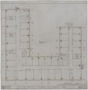 Primary view of object titled 'Grace Hotel Additions, Abilene, Texas: Mechanical Plan'.