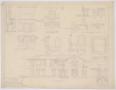 Thumbnail image of item number 2 in: 'Frost Residence, Eastland, Texas: Details and Elevations'.