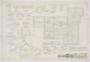 Primary view of object titled 'Foster Residence, Kent, Texas: Roof Framing Plan'.