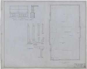Primary view of object titled 'Ballinger High School: Roofing Plan'.