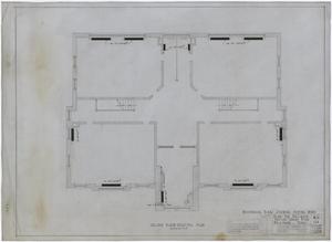 Primary view of object titled 'Ballinger High School: Second Story Heating Plan'.