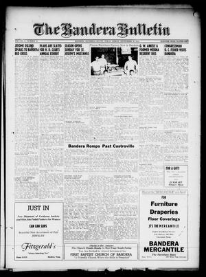 Primary view of object titled 'The Bandera Bulletin (Bandera, Tex.), Vol. 11, No. 12, Ed. 1 Friday, September 16, 1955'.