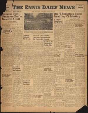 The Ennis Daily News (Ennis, Tex.), Vol. 55, No. 158, Ed. 1 Friday, July 5, 1946