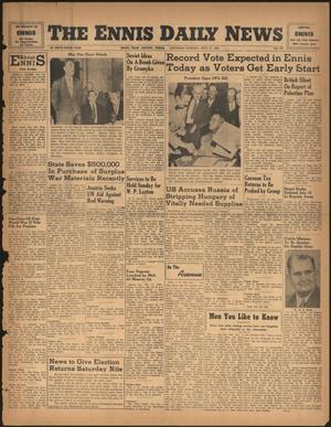 The Ennis Daily News (Ennis, Tex.), Vol. 55, No. 177, Ed. 1 Saturday, July 27, 1946