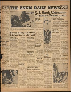 The Ennis Daily News (Ennis, Tex.), Vol. 55, No. 199, Ed. 1 Thursday, August 22, 1946