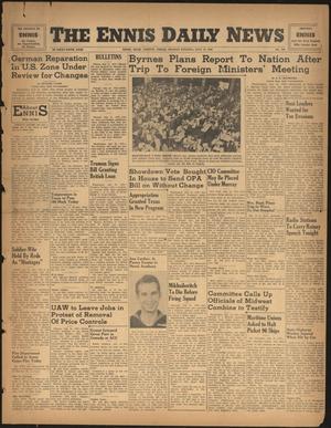 The Ennis Daily News (Ennis, Tex.), Vol. 55, No. 166, Ed. 1 Monday, July 15, 1946