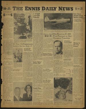 The Ennis Daily News (Ennis, Tex.), Vol. 51, No. 7, Ed. 1 Thursday, July 10, 1941