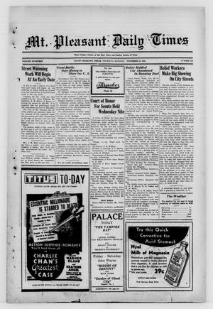 Mt. Pleasant Daily Times (Mount Pleasant, Tex.), Vol. 14, No. 222, Ed. 1 Thursday, November 23, 1933