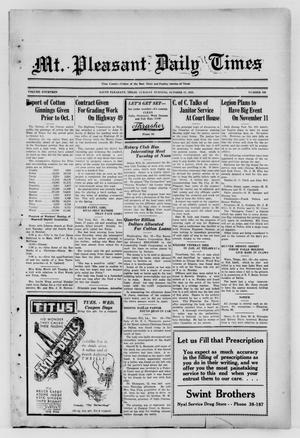 Mt. Pleasant Daily Times (Mount Pleasant, Tex.), Vol. 14, No. 196, Ed. 1 Tuesday, October 17, 1933
