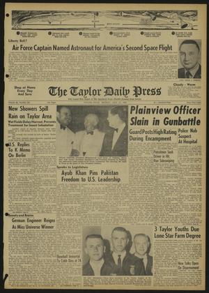 The Taylor Daily Press (Taylor, Tex.), Vol. 48, No. 181, Ed. 1 Monday, July 17, 1961