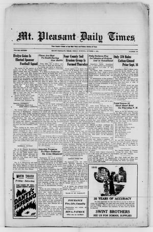 Mt. Pleasant Daily Times (Mount Pleasant, Tex.), Vol. 16, No. 181, Ed. 1 Thursday, October 3, 1935