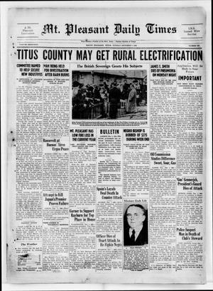 Mt. Pleasant Daily Times (Mount Pleasant, Tex.), Vol. 17, No. 300, Ed. 1 Tuesday, December 1, 1936