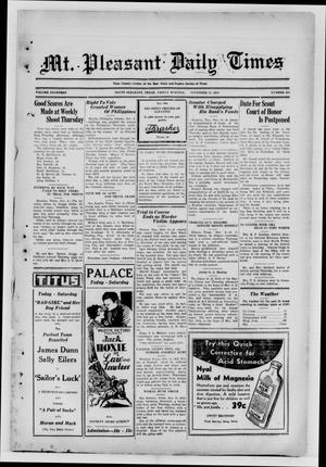 Mt. Pleasant Daily Times (Mount Pleasant, Tex.), Vol. 14, No. 213, Ed. 1 Friday, November 10, 1933