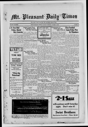 Mt. Pleasant Daily Times (Mount Pleasant, Tex.), Vol. 14, No. 193, Ed. 1 Saturday, October 14, 1933