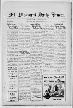 Mt. Pleasant Daily Times (Mount Pleasant, Tex.), Vol. 16, No. 238, Ed. 1 Wednesday, November 27, 1935