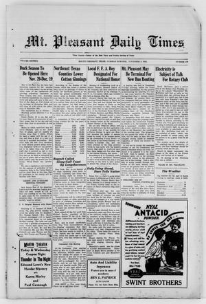 Mt. Pleasant Daily Times (Mount Pleasant, Tex.), Vol. 16, No. 210, Ed. 1 Tuesday, November 5, 1935