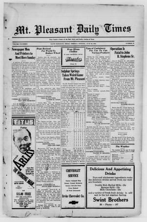Mt. Pleasant Daily Times (Mount Pleasant, Tex.), Vol. 14, No. 91, Ed. 1 Thursday, June 29, 1933