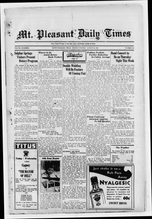 Mt. Pleasant Daily Times (Mount Pleasant, Tex.), Vol. 14, No. 136, Ed. 1 Tuesday, August 22, 1933