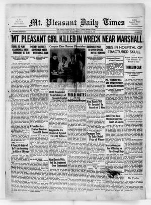 Mt. Pleasant Daily Times (Mount Pleasant, Tex.), Vol. 17, No. 296, Ed. 1 Wednesday, November 25, 1936