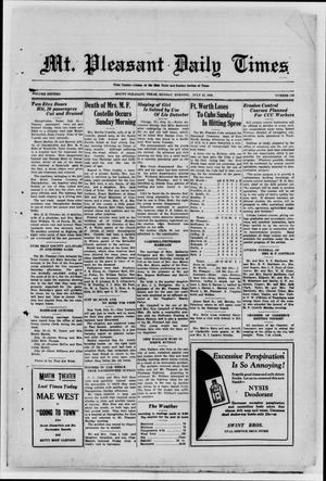 Mt. Pleasant Daily Times (Mount Pleasant, Tex.), Vol. 16, No. 118, Ed. 1 Monday, July 22, 1935