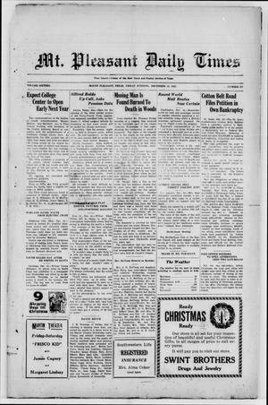 Mt. Pleasant Daily Times (Mount Pleasant, Tex.), Vol. 16, No. 251, Ed. 1 Friday, December 13, 1935