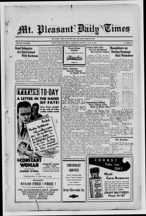 Mt. Pleasant Daily Times (Mount Pleasant, Tex.), Vol. 14, No. 114, Ed. 1 Thursday, July 27, 1933