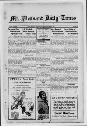 Mt. Pleasant Daily Times (Mount Pleasant, Tex.), Vol. 14, No. 194, Ed. 1 Monday, October 16, 1933