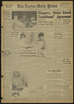The Taylor Daily Press (Taylor, Tex.), Vol. 48, No. 167, Ed. 1 Friday, June 30, 1961