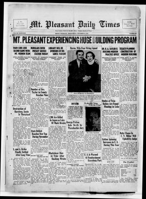 Mt. Pleasant Daily Times (Mount Pleasant, Tex.), Vol. 17, No. 292, Ed. 1 Friday, November 20, 1936