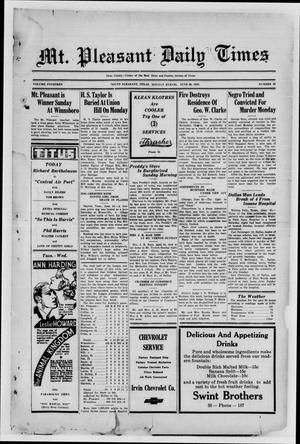 Mt. Pleasant Daily Times (Mount Pleasant, Tex.), Vol. 14, No. 88, Ed. 1 Monday, June 26, 1933