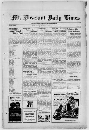 Mt. Pleasant Daily Times (Mount Pleasant, Tex.), Vol. 16, No. 245, Ed. 1 Friday, December 6, 1935
