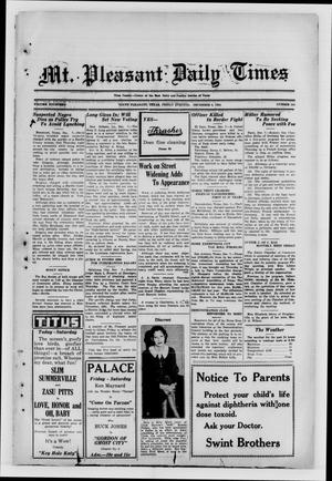 Mt. Pleasant Daily Times (Mount Pleasant, Tex.), Vol. 14, No. 234, Ed. 1 Friday, December 8, 1933