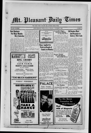 Mt. Pleasant Daily Times (Mount Pleasant, Tex.), Vol. 14, No. 225, Ed. 1 Monday, November 27, 1933