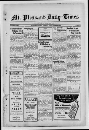 Mt. Pleasant Daily Times (Mount Pleasant, Tex.), Vol. 14, No. 211, Ed. 1 Wednesday, November 8, 1933
