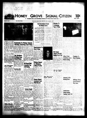Honey Grove Signal-Citizen (Honey Grove, Tex.), Vol. 76, No. 34, Ed. 1 Friday, September 1, 1967