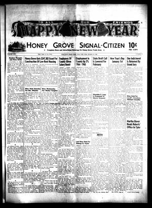 Primary view of object titled 'Honey Grove Signal-Citizen (Honey Grove, Tex.), Vol. 75, No. 51, Ed. 1 Friday, December 30, 1966'.
